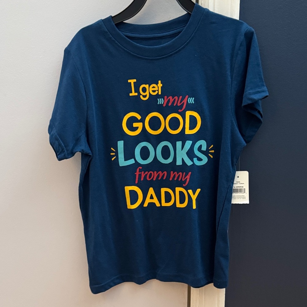 Navy Blue Graphic Tee for Kids